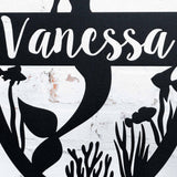 Mermaid Oval Monogram