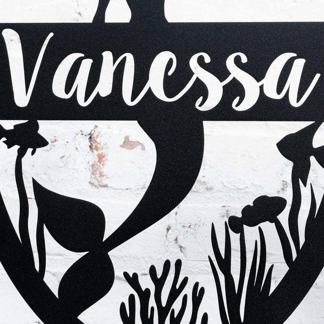 Mermaid Oval Monogram