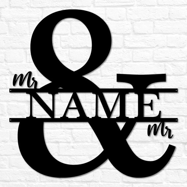 Mr & Mrs Monogram