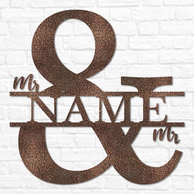 Mr & Mrs Monogram