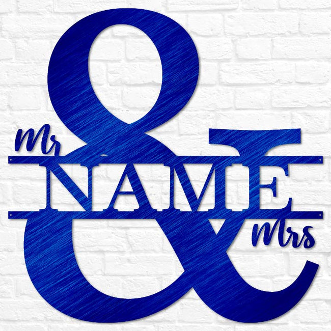 Mr & Mrs Monogram