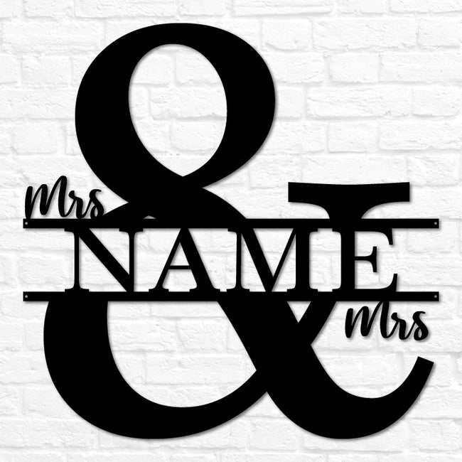 Mr & Mrs Monogram