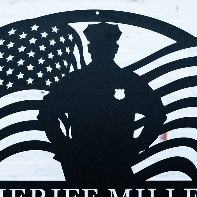 Police Officer Monogram