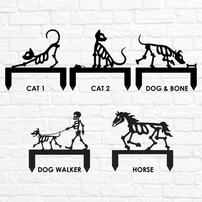 Halloween Pet Skeleton Yard Stakes