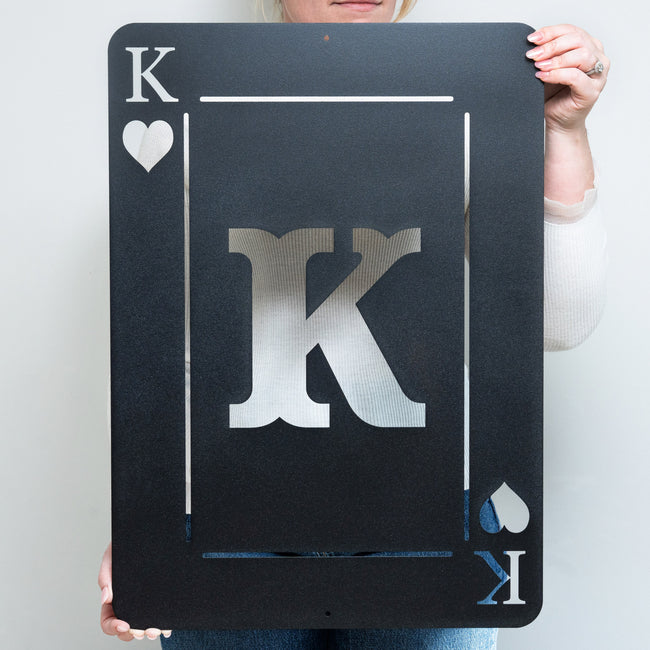 Playing Card Letter Monogram