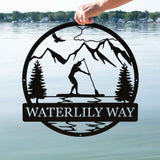 Paddle Board Outdoor Monogram