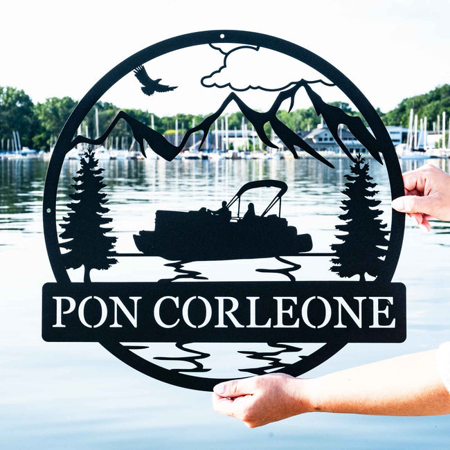 Pontoon Outdoor Monogram