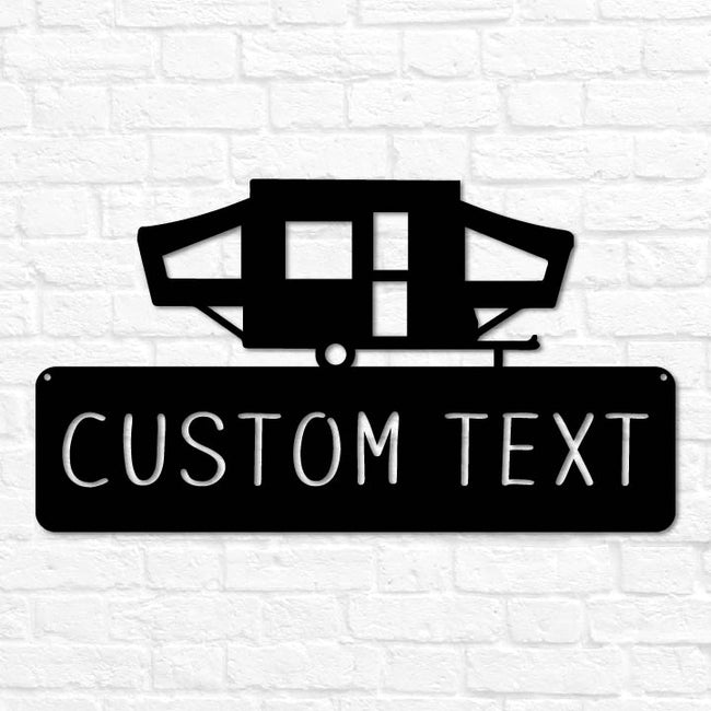 Pop Up Camper Monogram