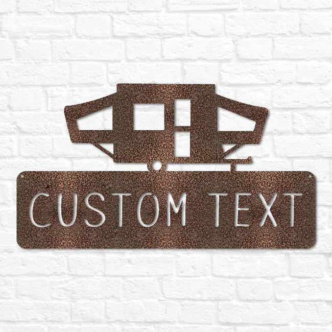 Pop Up Camper Monogram