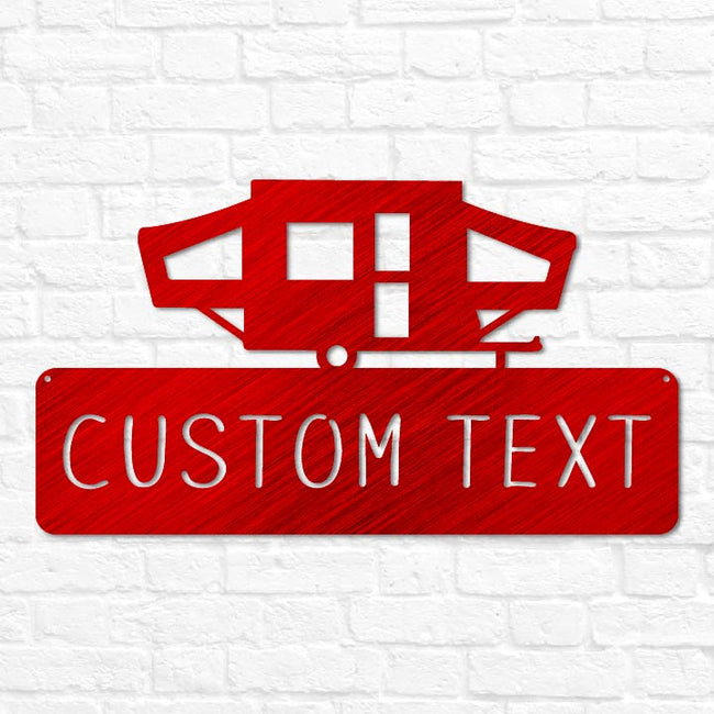 Pop Up Camper Monogram