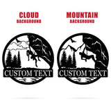 Rock Climbing Outdoor Monogram