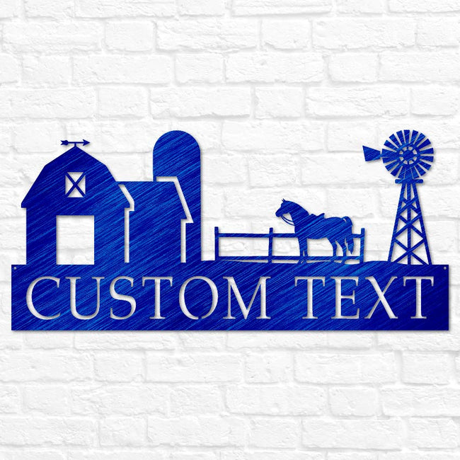 Ranch Scene Monogram