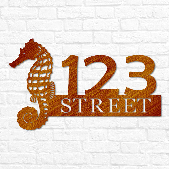 Coastal Address Sign