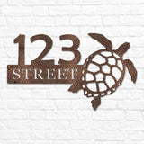 Coastal Address Sign