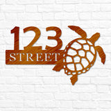 Coastal Address Sign