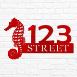 Coastal Address Sign