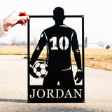 Soccer Athlete Monogram