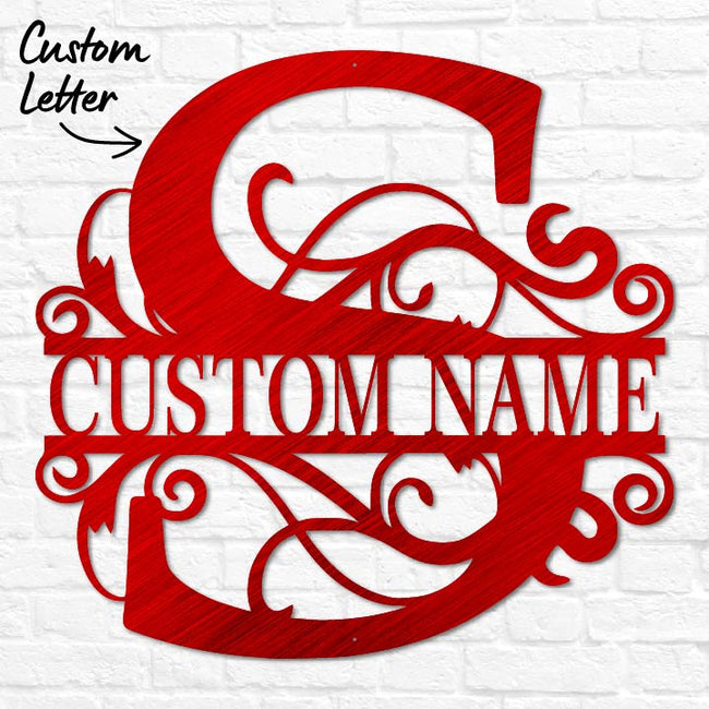 Split Letter Monogram