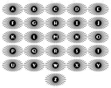 Starburst Letter Monogram