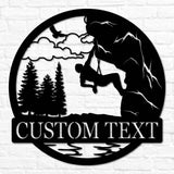 Rock Climbing Outdoor Monogram