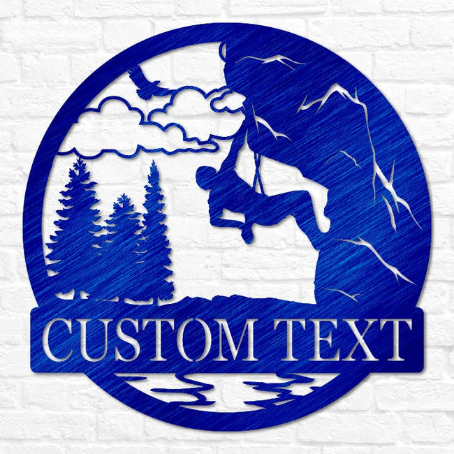 Rock Climbing Outdoor Monogram