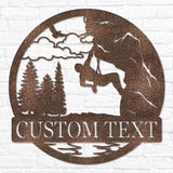 Rock Climbing Outdoor Monogram