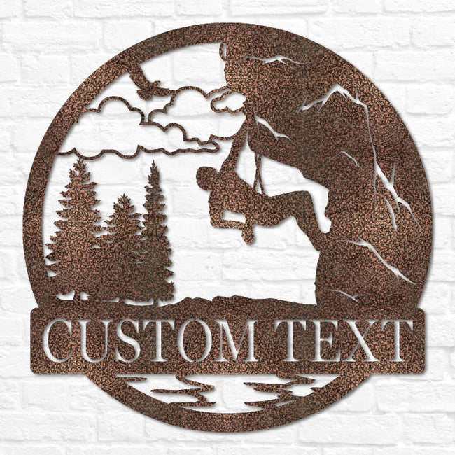 Rock Climbing Outdoor Monogram