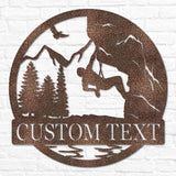 Rock Climbing Outdoor Monogram