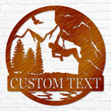 Rock Climbing Outdoor Monogram