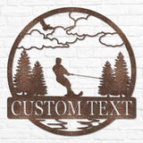 Water Skiing Outdoor Monogram