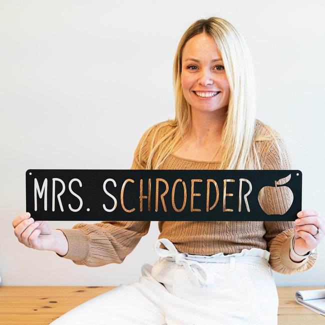 Teacher's Name Plaque