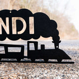 Train Name Sign