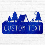 Tent Monogram Plaque