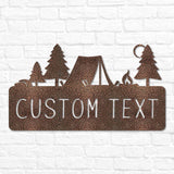 Tent Monogram Plaque