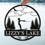 Water Skiing Outdoor Monogram