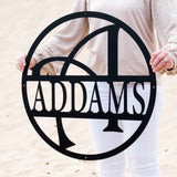 Whimsey Letter Circle Monogram