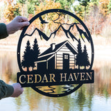 Cabin Outdoor Monogram