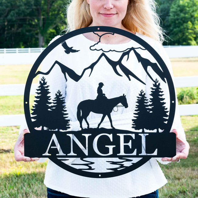 Horse Equestrian Outdoor Monogram