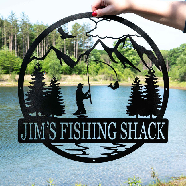 Fisherman Outdoor Monogram