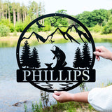 Fly Fishing Outdoor Monogram