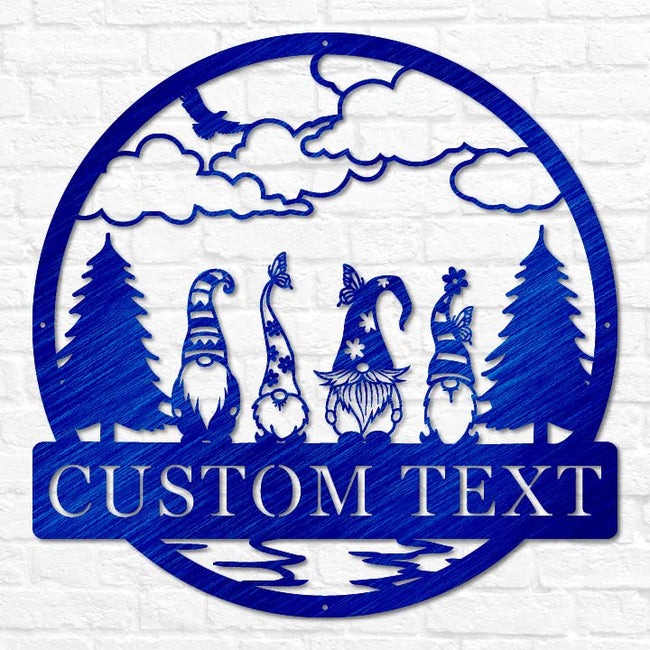 Gnomes Outdoor Monogram