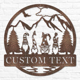 Gnomes Outdoor Monogram