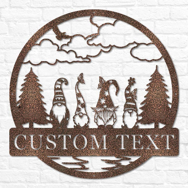 Gnomes Outdoor Monogram