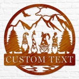 Gnomes Outdoor Monogram