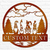 Gnomes Outdoor Monogram