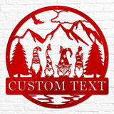 Gnomes Outdoor Monogram