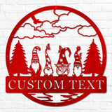 Gnomes Outdoor Monogram