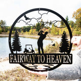 Golfer Outdoor Monogram