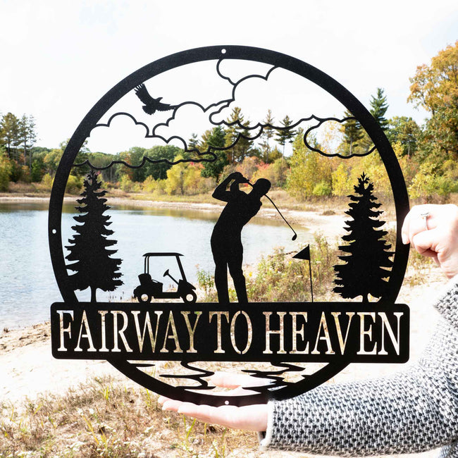 Golfer Outdoor Monogram