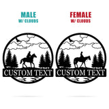 Horse Equestrian Outdoor Monogram